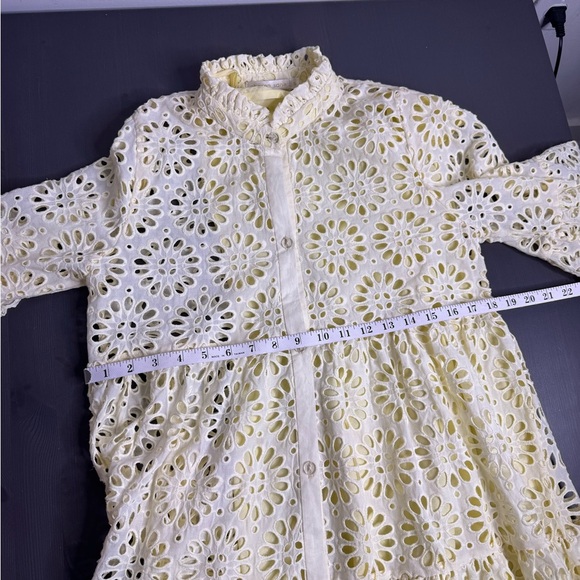 Charina Sarte Eyelet Mini Babydoll Dress - Picture 5 of 7